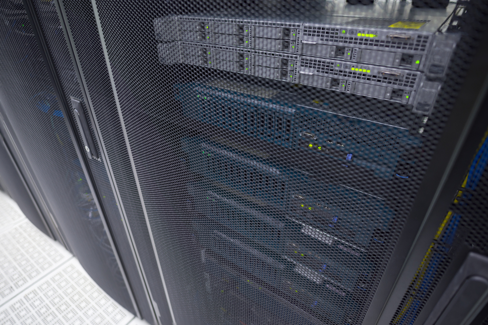 image shows network server